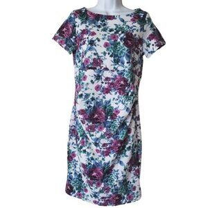 Pinkblush Maternity dress Floral Print Short Sleeve Size Small Round Neck New